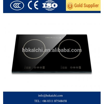 black induction cooker ceramic glass with silk screen factory price CE ISO